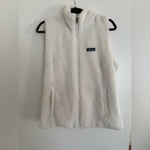 Patagonia Women's White Fleece Vest